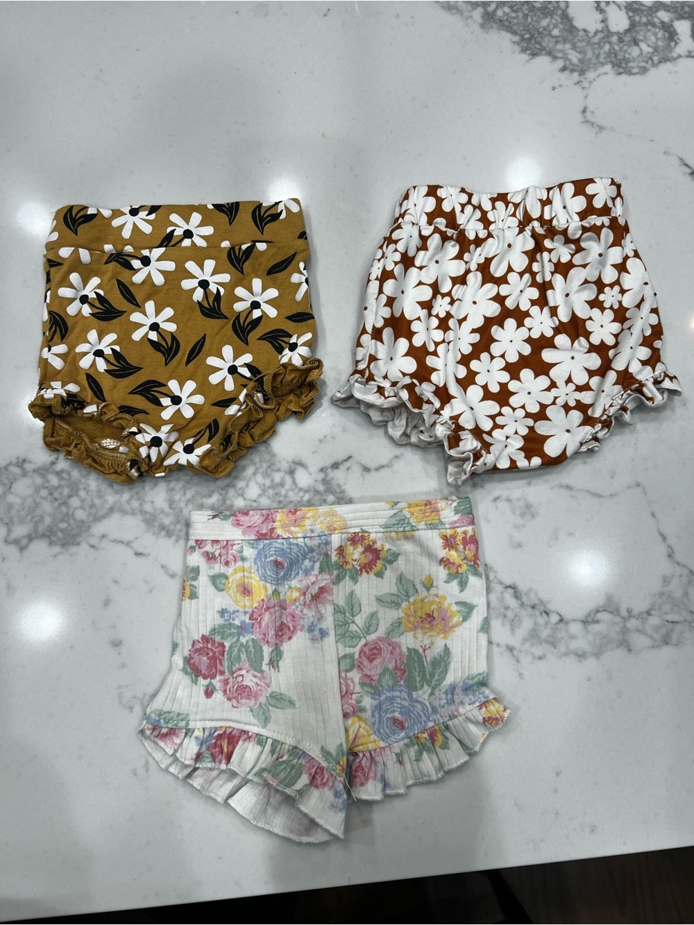 Baby Girl Shorties or Diaper Cover 0-6M